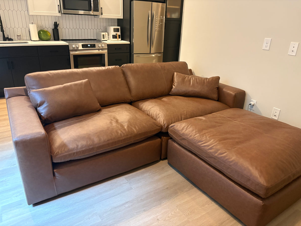 Emilia Sectional in a customer’s home
