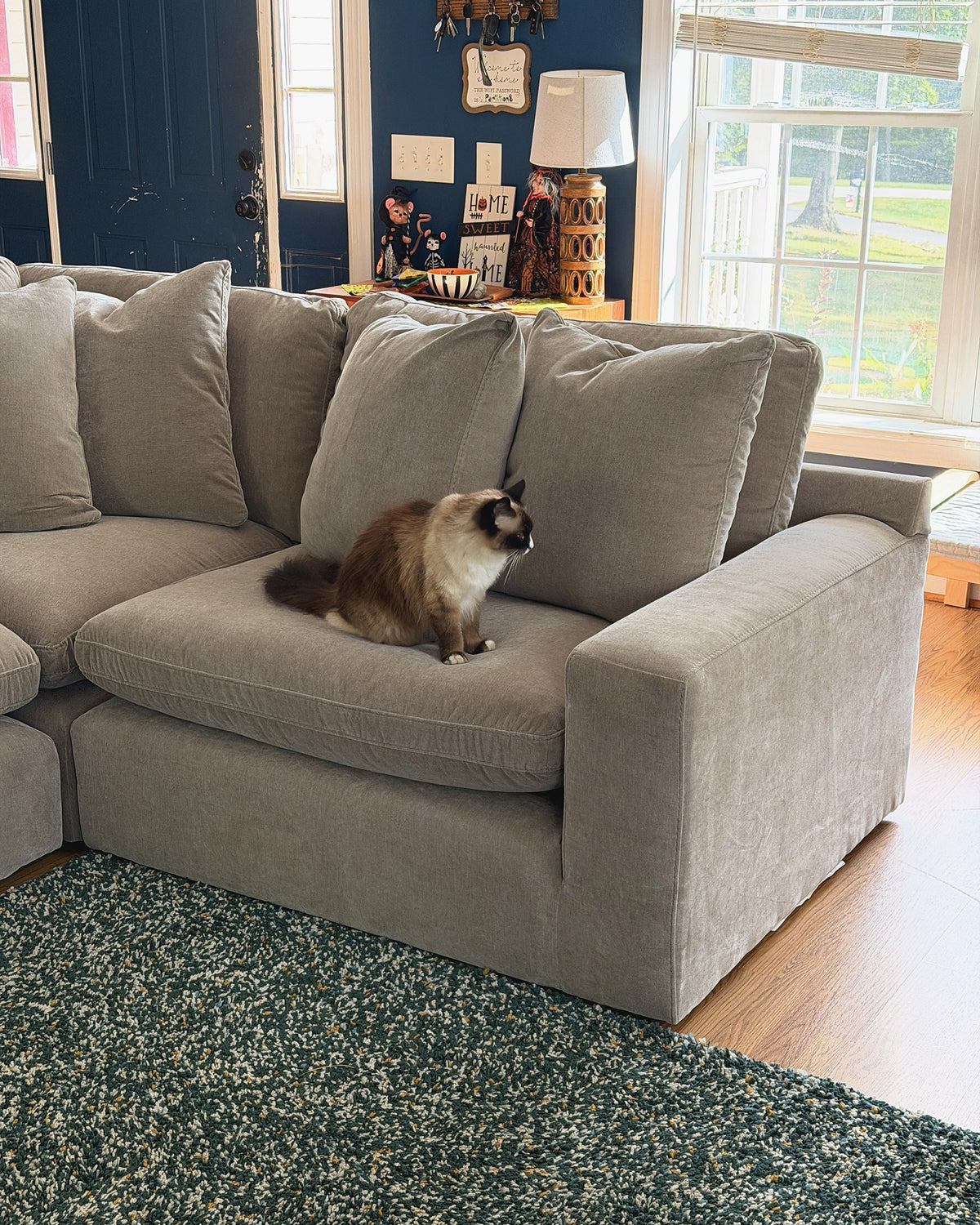 Bellamy 3-Piece + Oversized Ottoman in a customer’s home