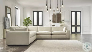 Siena Linen 5 Piece Sectional