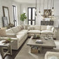 Siena Linen 5 Piece Sectional
