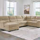 SimpleJoy 3-Piece Sectional w/ Chaise