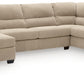 SimpleJoy 3-Piece Sectional w/ Chaise