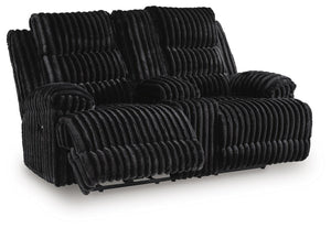 Rhine Falls Reclining Loveseat with Console