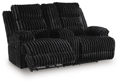 Rhine Falls Reclining Loveseat with Console
