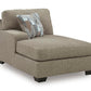 Newellen Sectional with Double Chaise