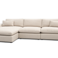 Siena Cloud 3-Piece Modular Sectional with Chaise