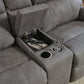 Next-Gen DuraPella Power Reclining Sectional Loveseat with Console