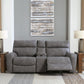 Next-Gen DuraPella Power Reclining Sectional Loveseat with Console