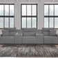 Modmax II Power Reclining Sectional with Consoles