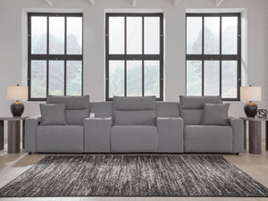 Modmax II Power Reclining Sectional with Consoles