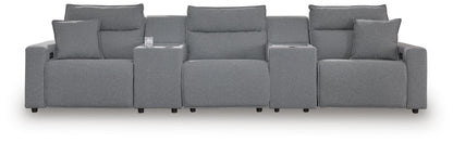 Modmax II Power Reclining Sectional with Consoles