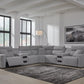 Modmax II Power Reclining Sectional with Audio Consoles