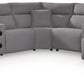 Modmax II Power Reclining Sectional with Chaise and Audio Consoles