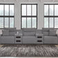 Modmax II Power Reclining Sectional with Audio Consoles