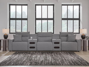 Modmax II Power Reclining Sectional with Audio Consoles
