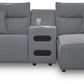 Modmax II Power Reclining Sectional with Chaise and Audio Console