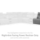 Modmax II Power Reclining Sectional with Audio Consoles