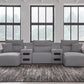 Modmax II Power Reclining Sectional with Chaise and Audio Consoles