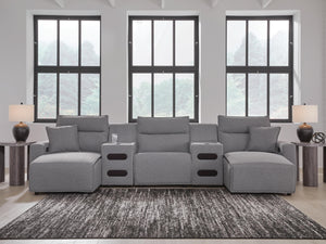Modmax II Power Reclining Sectional with Chaise and Audio Consoles