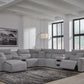 Modmax II Power Reclining Sectional with Chaise and Audio Consoles