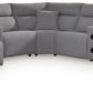 Modmax II Power Reclining Sectional with Chaise and Audio Consoles