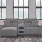 Modmax II Power Reclining Sectional with Chaise and Audio Console