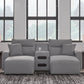 Modmax II Power Reclining Sectional with Chaise and Audio Console