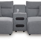 Modmax II Power Reclining Sectional with Chaise and Audio Console