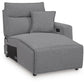 Modmax II Reclining Sectional with Chaise and Audio Console
