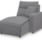 Modmax II Power Reclining Sectional with Chaise and Audio Consoles