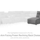 Modmax II Power Reclining Sectional with Chaise and Console