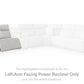Modmax II Power Reclining Sectional with Console