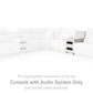 Modmax II Power Reclining Sectional with Chaise and Audio Consoles