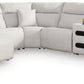 Modmax II Reclining Sectional with Chaise and Audio Console