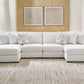 Misty-Lakes 4-Piece Double Chaise Sectional w/ Oversized Ottoman