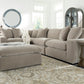 Bellamy 4-Piece Sectional w/ Oversized Ottoman
