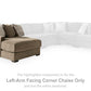 Camellia-Court Sectional with Chaise