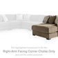 Camellia-Court Sectional with Chaise