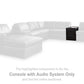 Modmax II Sectional with Chaise and Audio Consoles