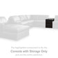 Modmax II Sectional Sofa with Storage Console