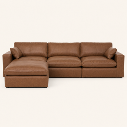Verona 3-Piece Sectional + Oversized Ottoman