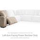 Carceri Power Reclining Sectional Loveseat