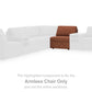 Modmax Balanced Sectional with Audio and Storage Consoles