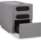 Modmax Balanced Sectional with Audio and Storage Consoles