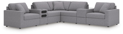 Modmax Balanced Sectional with Audio and Storage Consoles