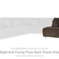 Top Tier Reclining Sectional Sofa with Chaise