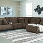 Top Tier Reclining Sectional with Chaise
