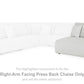 Top Tier Reclining Sectional with Chaise