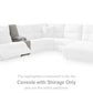 Acklen Place Power Reclining Sectional with Storage Console