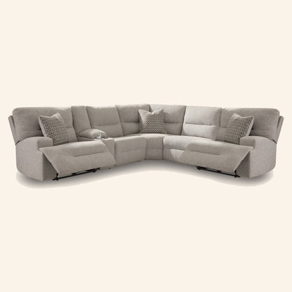 Acklen Place 5-Piece Power Reclining Sectional with Console